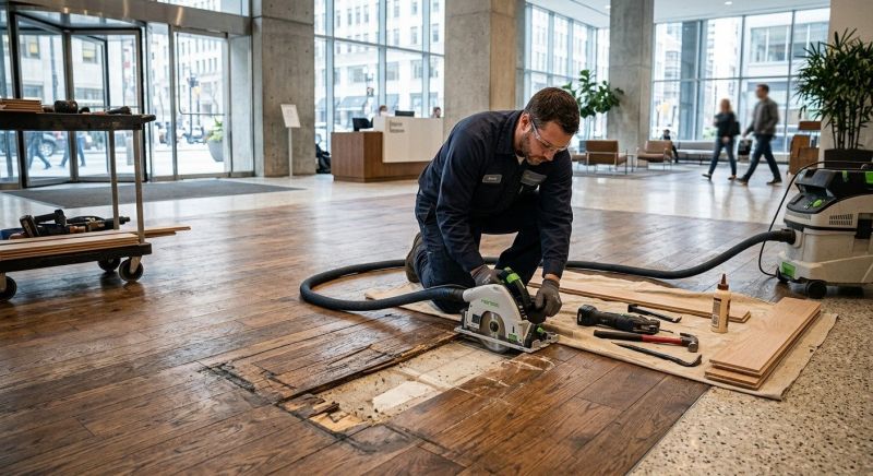 Our team working on Flooring Service projects in Ormond Beach, FL