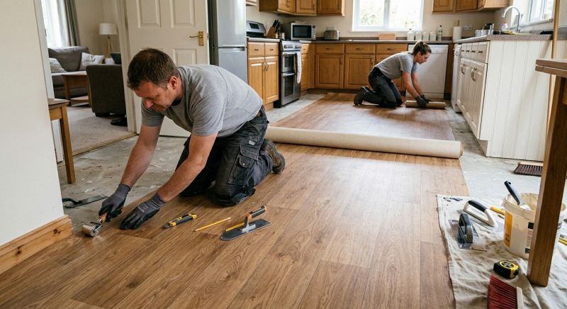 Linoleum Floor Installation in Ormond Beach, FL