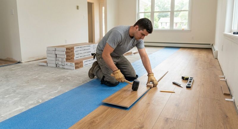 Vinyl Plank Floor Installation in Ormond Beach, FL