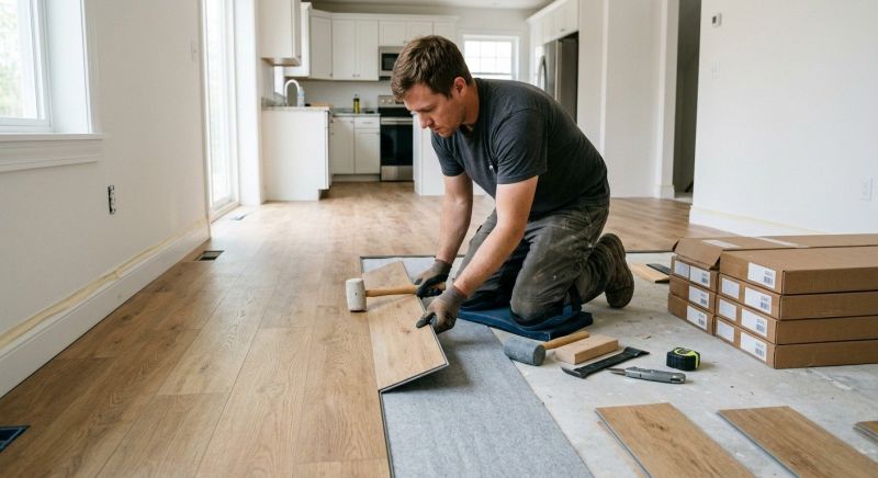 Vinyl Plank Floor Installation in Ormond Beach, FL